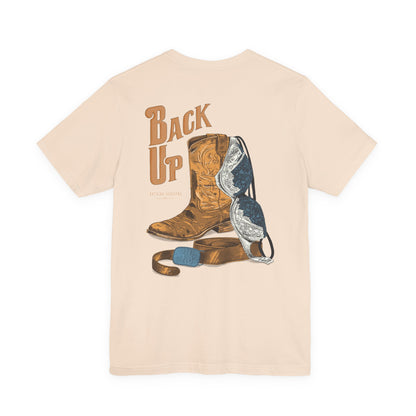 Back Up- Bra over Boot T-Shirt