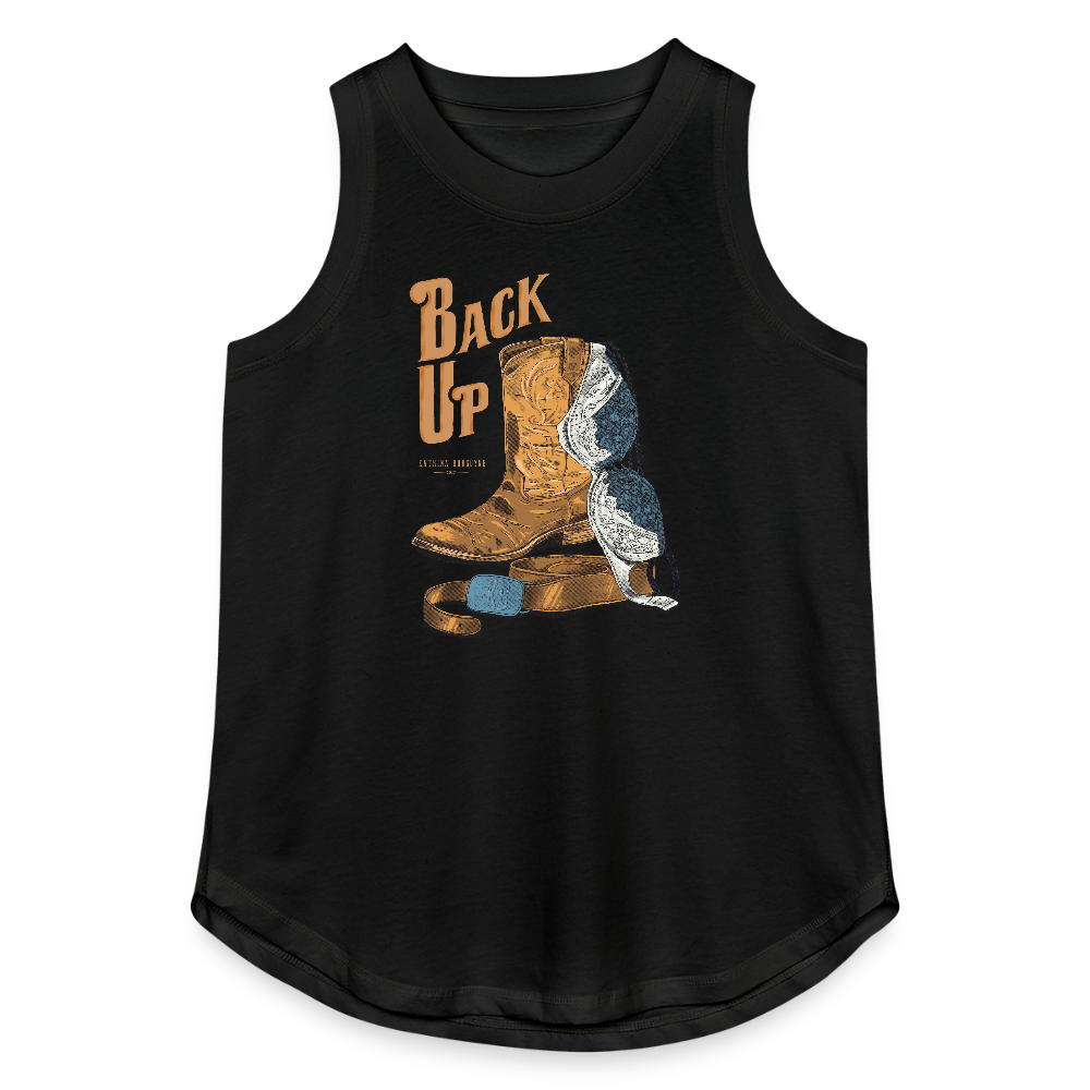 Back Up- Boot & Bra Tank - black