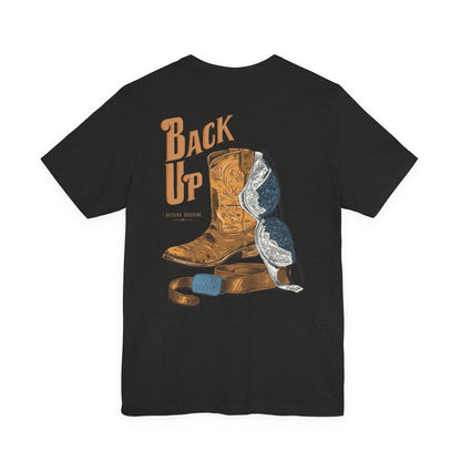 Back Up- Bra over Boot T-Shirt