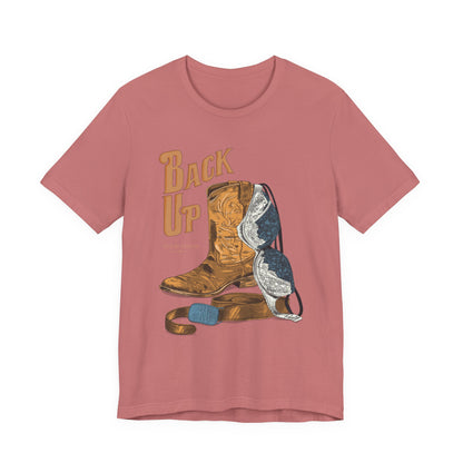 Back Up- Bra over Boot T-Shirt