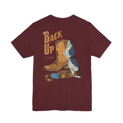 Back Up- Bra over Boot T-Shirt